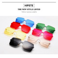 2020 new arrivals rimless Overall lens retro fashion shades custom designer luxury plastic sunglasses women men 79811